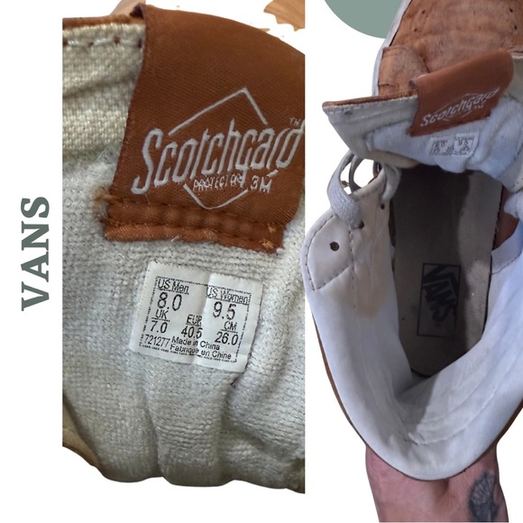 Vans Sk8-Hi Scotchgard Suede Boots | Women 9.5 - Picture 9 of 9